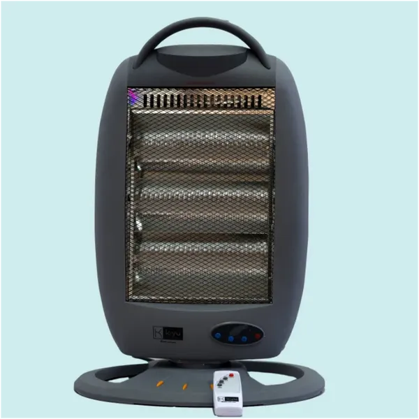 KIYU KY303 (R) 1200W 3 Rod Premium Halogen Heater With Remote